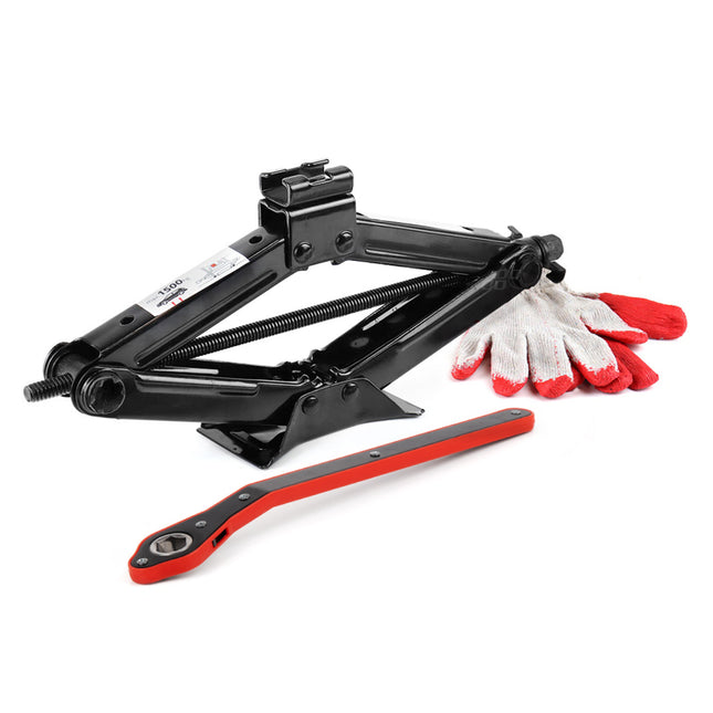 AMiO Cric a pantografo per auto 1,5T 1500 kg AMIO-02478 - Autoaccessori-Bebbox