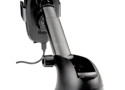 Supporto magnetico con caricabatterie wireless MAX 15W AMiO MyMAG con ventosa lunga AW14-SL - Autoaccessori-Bebbox
