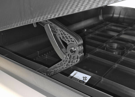 Box Tetto 400L Carbon Look – Nero - Autoaccessori-Bebbox