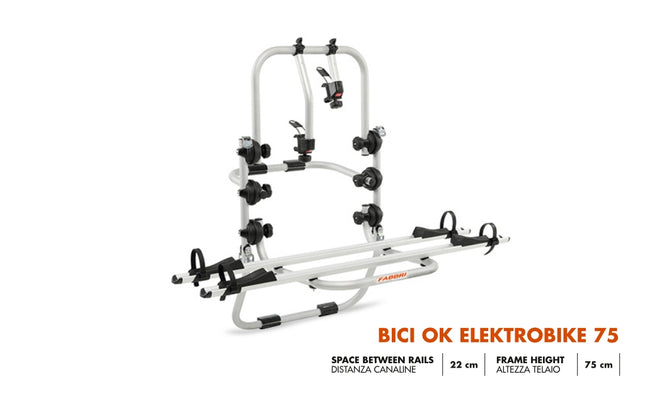 Fabbri OK Elektrobike – Portabici Posteriore per Bici Elettriche - Autoaccessori-Bebbox
