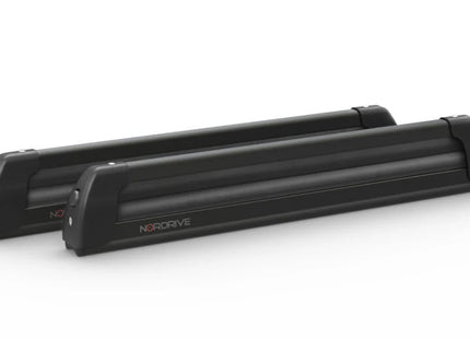 Coppia portasci scorrevoli da tetto Nordrive Pro-Slider EVO PS-60 Nero – 6 paia di sci o 4 snowboard