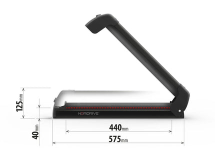 Coppia Portasci da tetto Nordrive Nordic-King EVO NK-40 Nero – 4 paia di sci o 2 snowboard