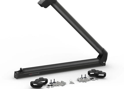 Coppia Portasci da tetto Nordrive Nordic-King EVO NK-60 Nero – 6 paia di sci o 4 snowboard