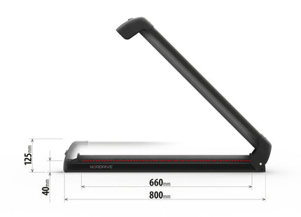Coppia Portasci da tetto Nordrive Nordic-King EVO NK-60 Nero – 6 paia di sci o 4 snowboard