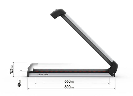 Coppia Portasci da tetto Nordrive Nordic-King EVO NK-60 Argento – 6 paia di sci o 4 snowboard