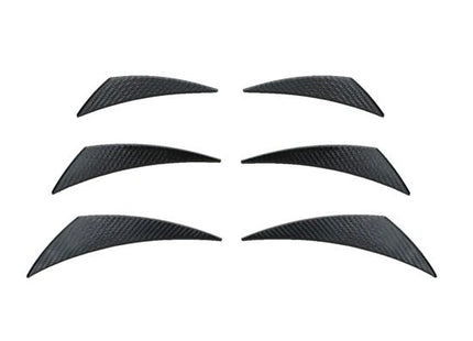 Alette adesive carbon look 6 pezzi Simoni Racing
