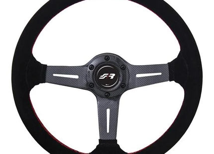 Volante Carlos 350 mm camoscio carbonio Simoni Racing