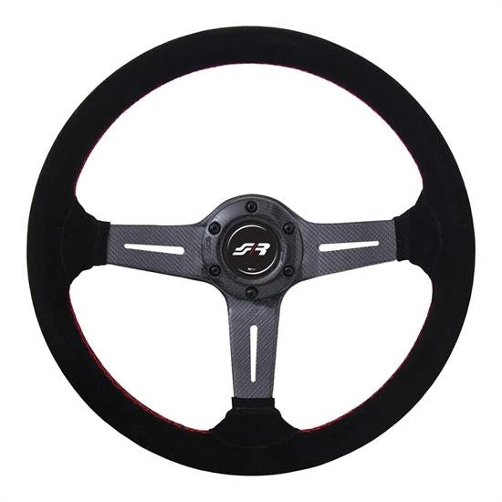 Volante Carlos 350 mm camoscio carbonio Simoni Racing