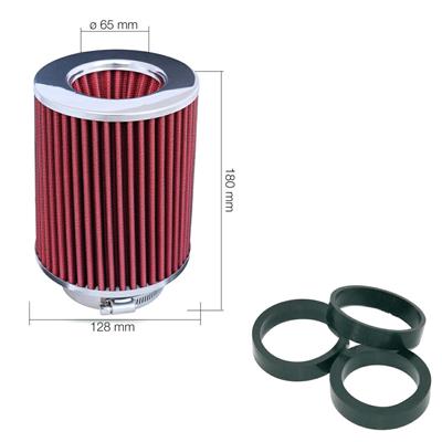 Simoni Racing FSR/UB – Filtro Biconico in Cotone Rosso - Autoaccessori-Bebbox