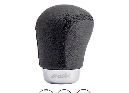 Pomello Insitor pelle nera Simoni Racing