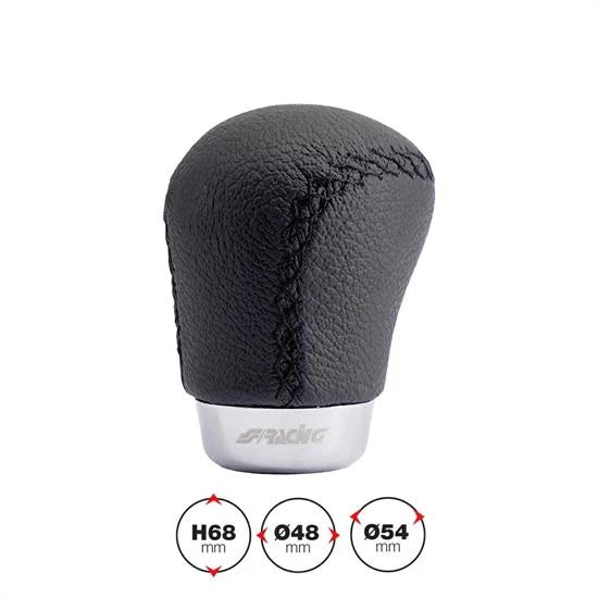 Pomello Insitor pelle nera Simoni Racing