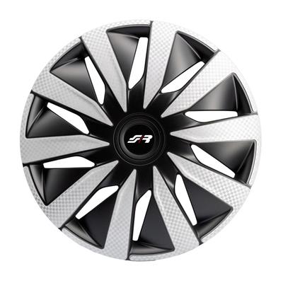 Borchie Simoni Racing LAZIO CARBON SILVER 14" - Autoaccessori-Bebbox