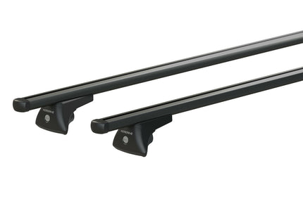 Nordrive Helio Black In-Rail – Set Completo Barre Portatutto in Alluminio - Autoaccessori-Bebbox