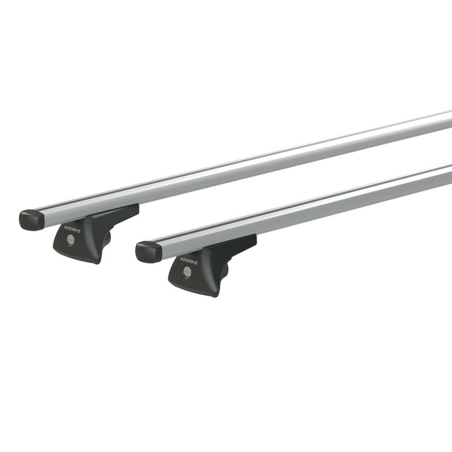 Nordrive Helio In-Rail – Set Completo Barre Portatutto in Alluminio - Autoaccessori-Bebbox