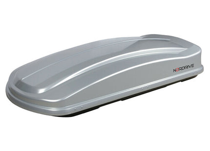 Nordrive Box 430 – Box da Tetto | Argento Lucido - Autoaccessori-Bebbox