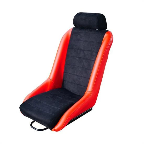 Sedile Vintage nero rosso Simoni Racing