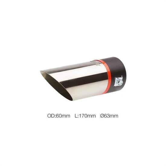 Terminale TRX/23 rotondo inclinato 63 mm Simoni Racing