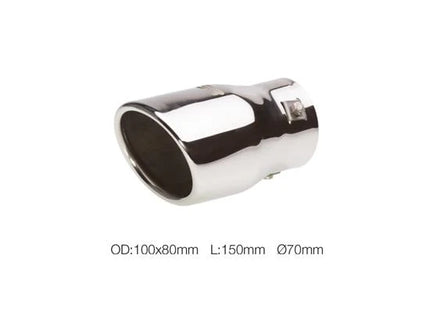 Terminale TRX/24 ovale inclinato 70 mm Simoni Racing