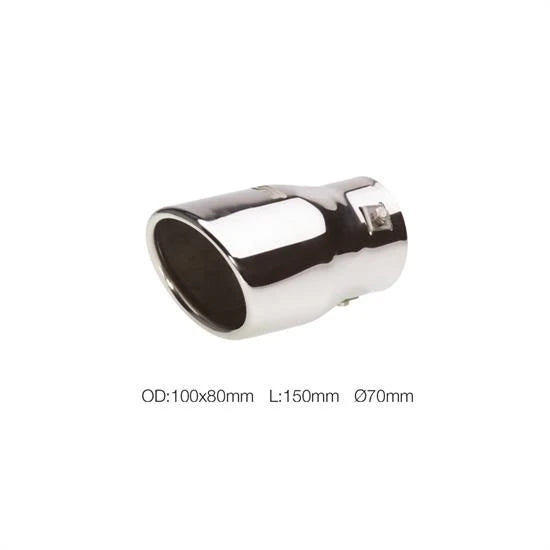 Terminale TRX/24 ovale inclinato 70 mm Simoni Racing
