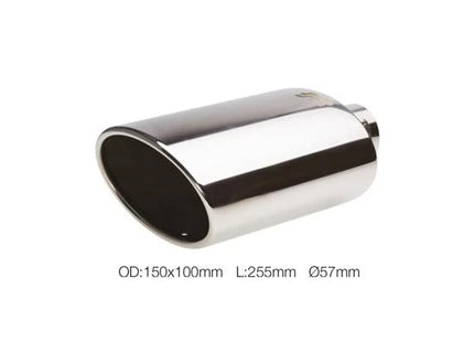 Terminale TRX/33 ovale inclinato 57 mm Simoni Racing
