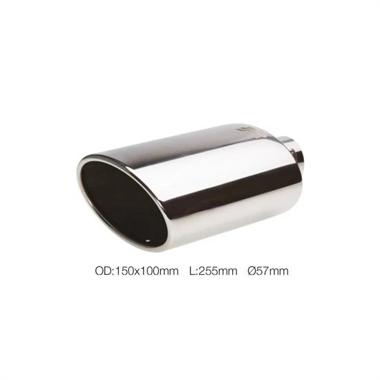 Terminale TRX/33 ovale inclinato 57 mm Simoni Racing