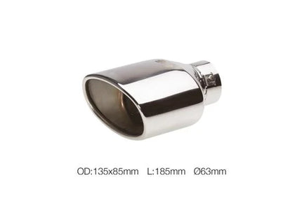 Terminale TRX/74 ovale inclinato 63 mm Simoni Racing