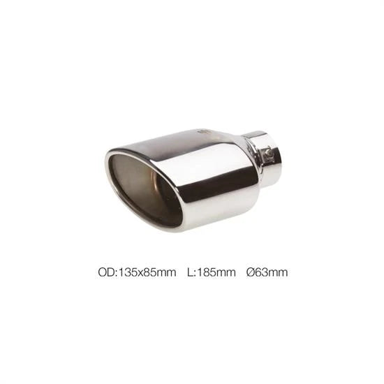 Terminale TRX/74 ovale inclinato 63 mm Simoni Racing