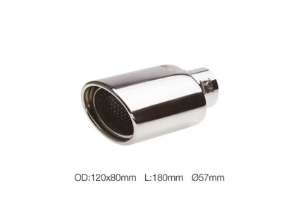 Terminale TRX/75 ovale inclinato 57 mm Simoni Racing