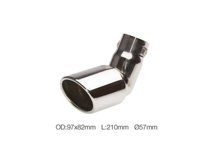 Terminale TRX/85 ovale DTM 57 mm Simoni Racing