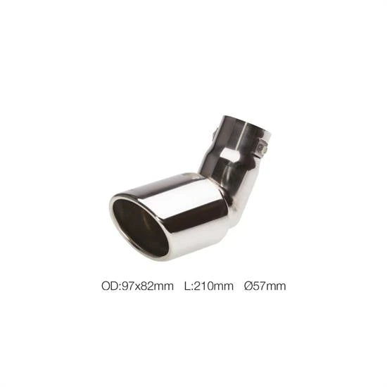 Terminale TRX/85 ovale DTM 57 mm Simoni Racing