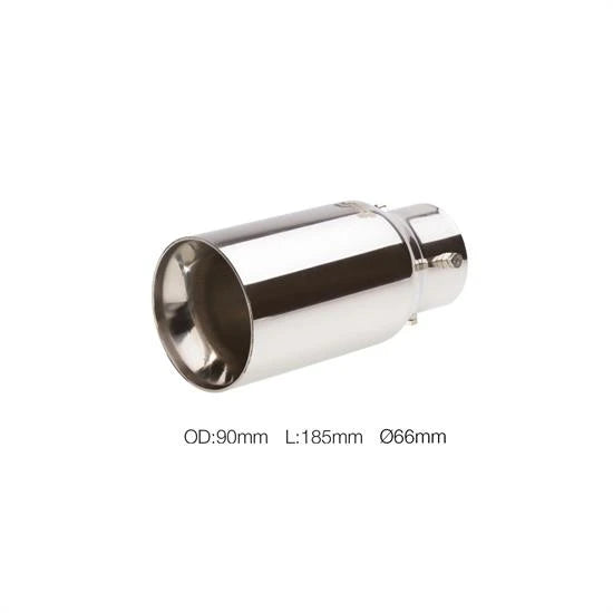 Terminale TRX/89 rotondo dritto 66 mm Simoni Racing