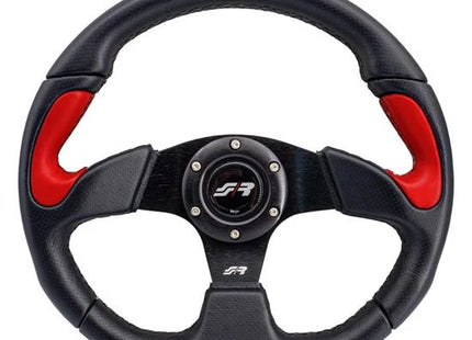 Volante X2 Poly 330 mm nero rosso Simoni Racing