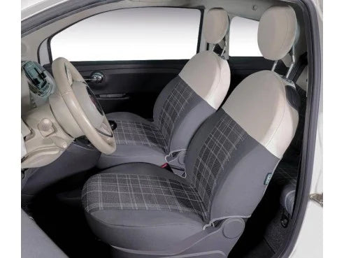 Coprisedili anteriori Fiat 500 07- - Autoaccessori-Bebbox