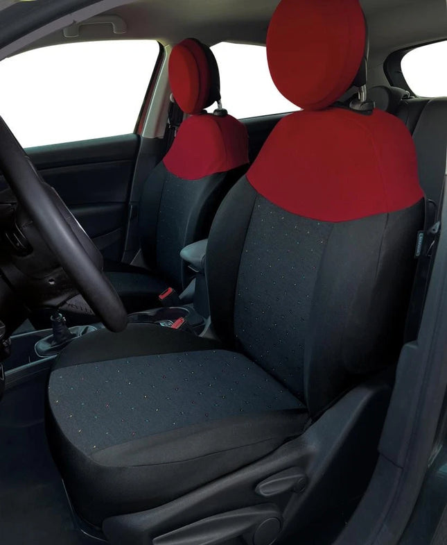 Coprisedili anteriori Fiat 500 X - Autoaccessori-Bebbox