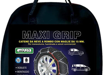 Catene da neve CORA MaxiGrip 15mm gruppo 114 - Bebbox 